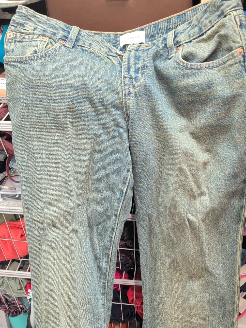 PacSun Light Blue Straight Leg Women's Jeans
